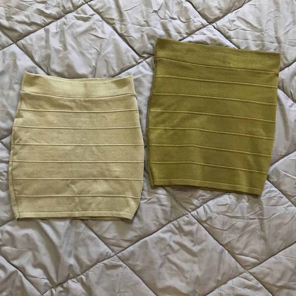 Mini bodycon skirts